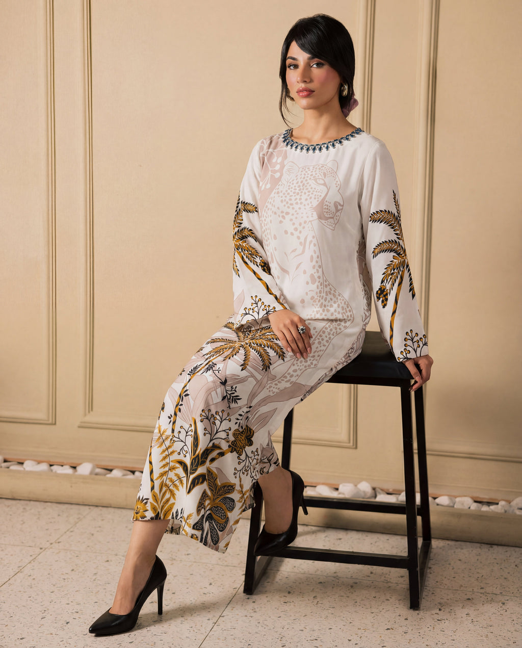Namir Premium Fabric Pakistani Casuals Dresses - Sahiba-clothing - 6