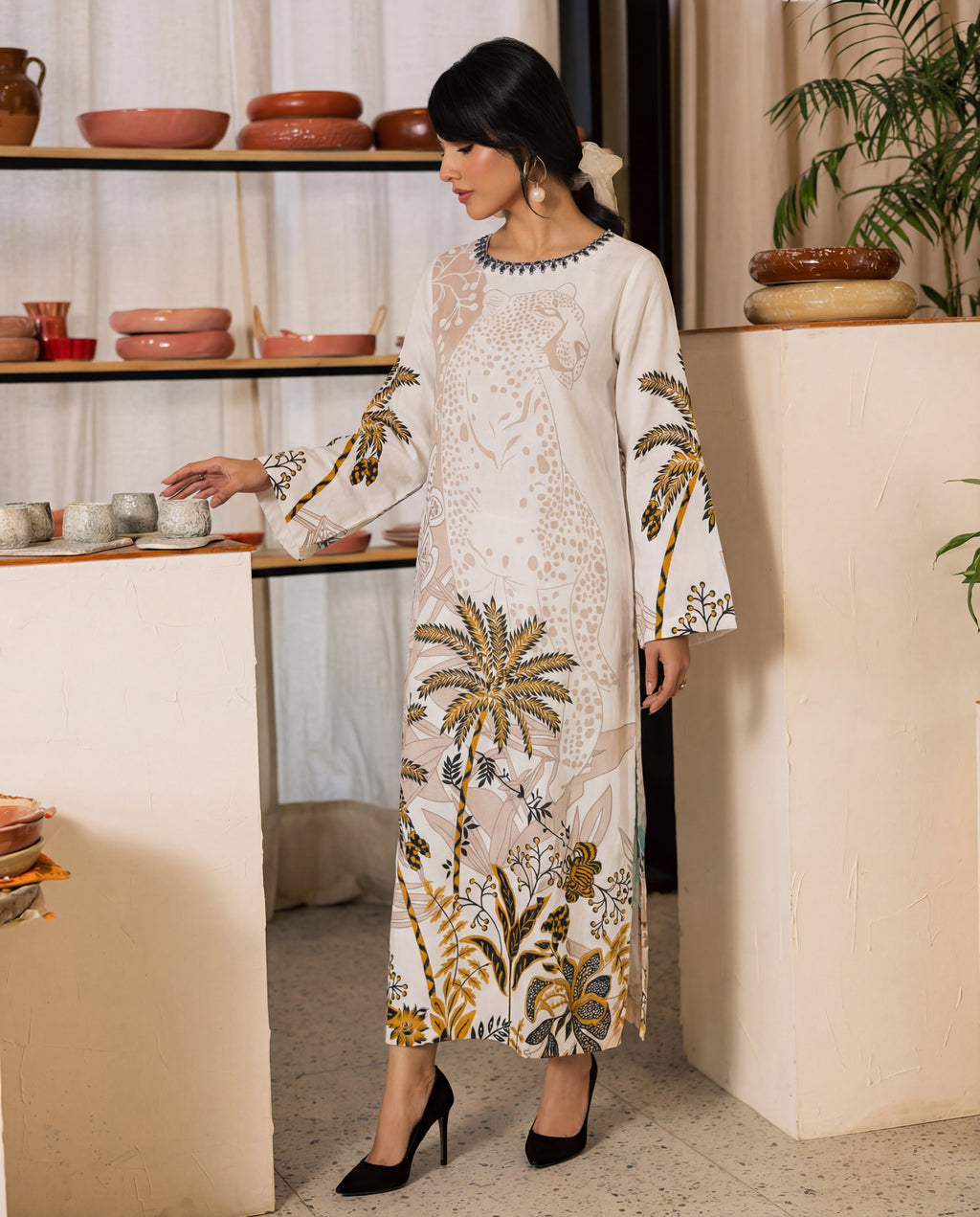 Namir Premium Fabric Pakistani Casuals Dresses - Sahiba-clothing - 5