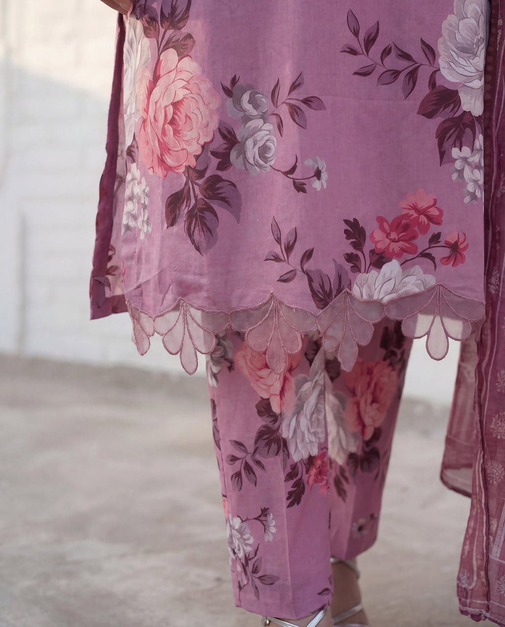 Courage - Pink Premium Fabric Pakistani Summer Dresses - Sahiba-clothing - 8