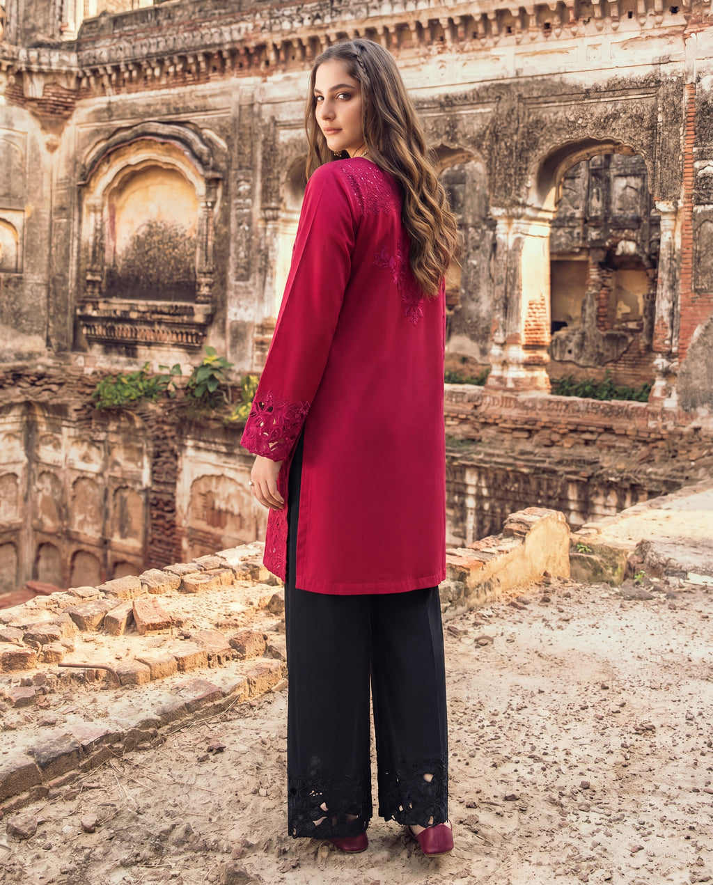 Creme Lawn Pakistani Summer Dresses - Sahiba-clothing - 6