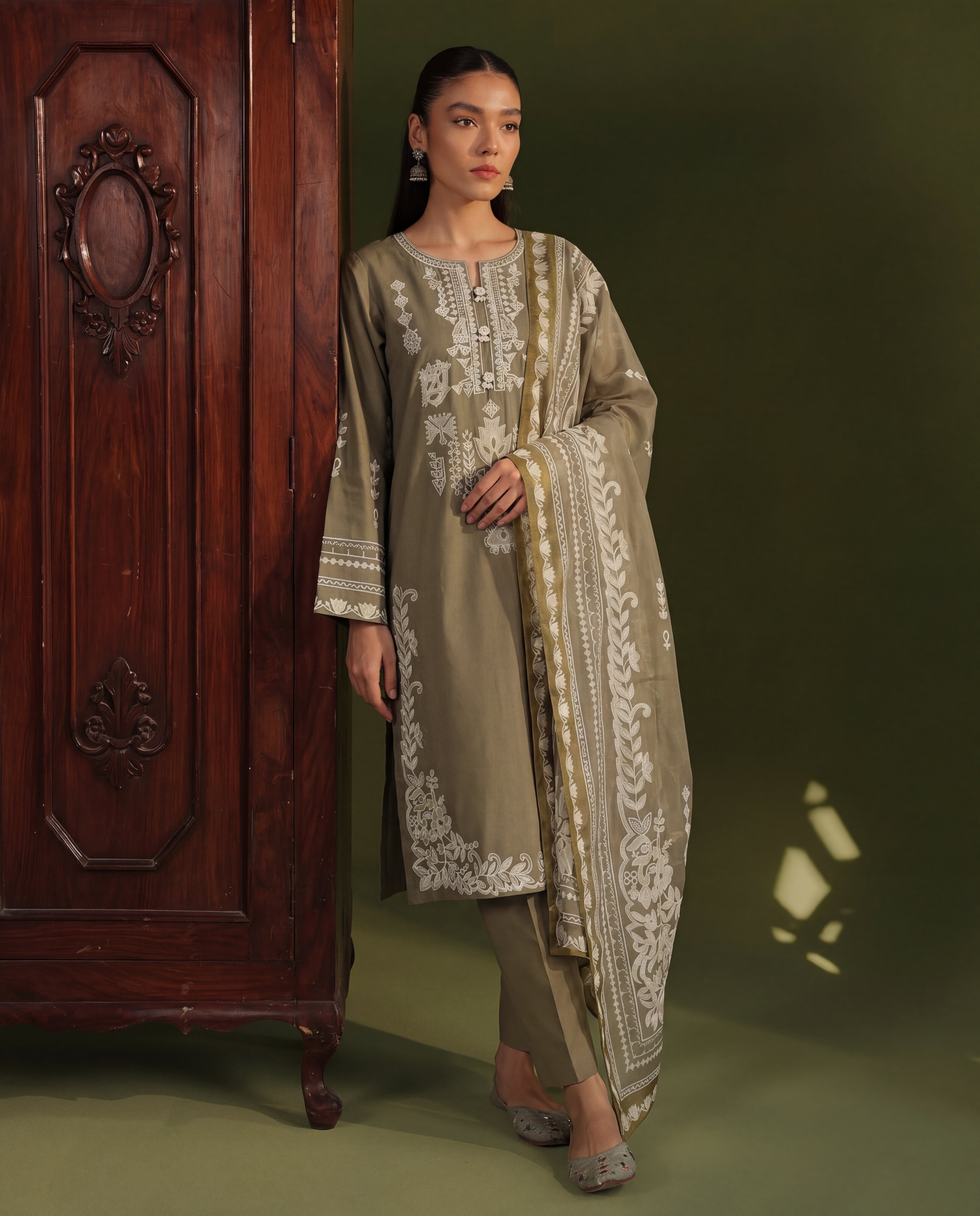 Crowne Premium Fabric Pakistani Summer Dresses - Sahiba-clothing - 1