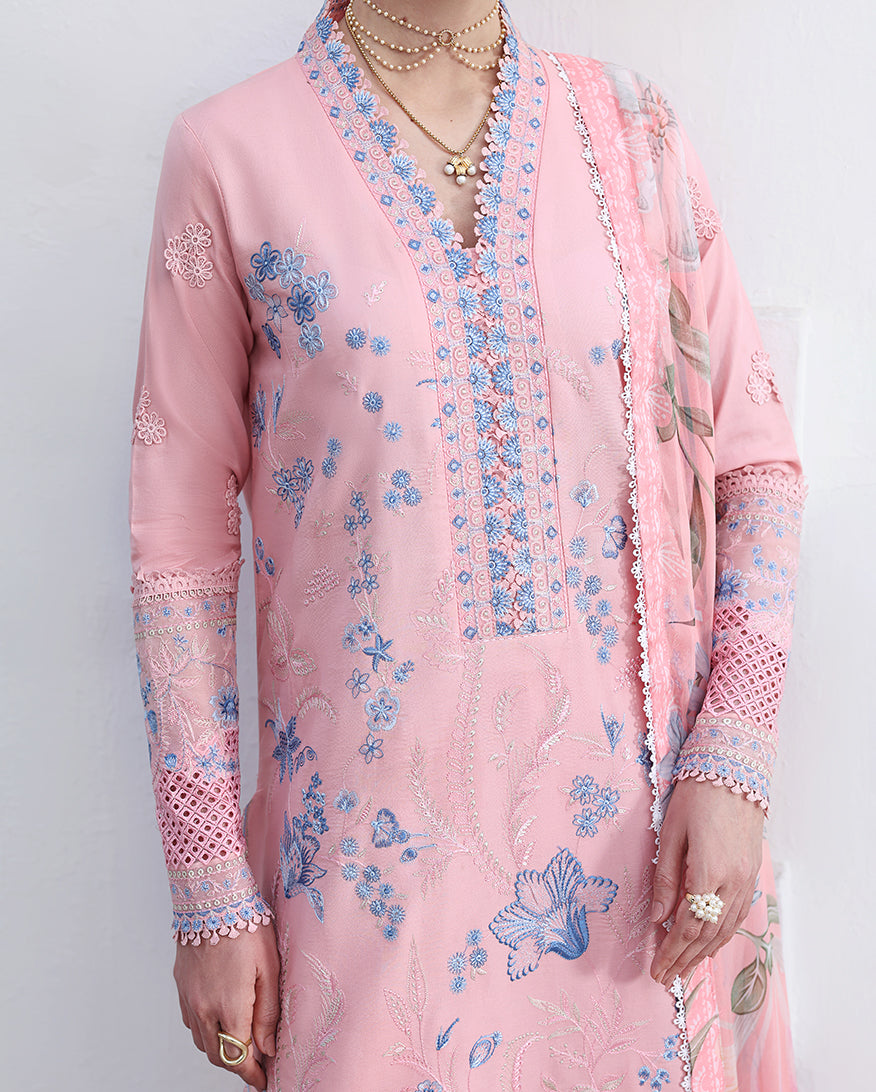 Crystal Glow Organza Women Clothing - Roheenaz - 2