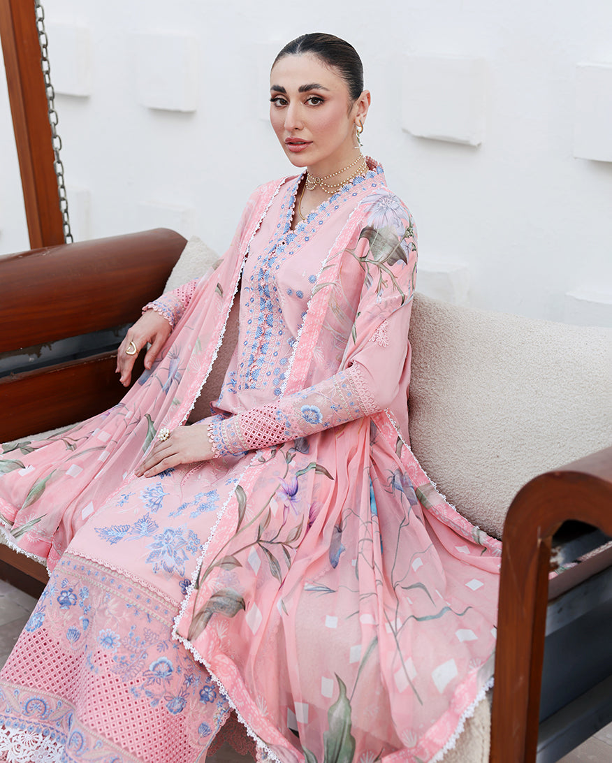 Crystal Glow Organza Women Clothing - Roheenaz - 5