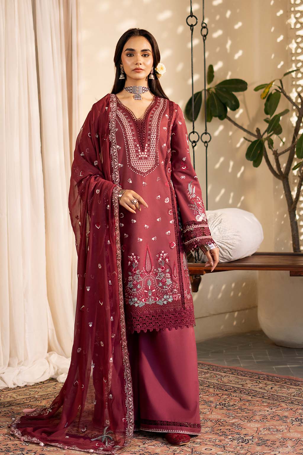 Nayirah Embroidered Pakistani Dress