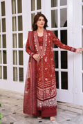 Elyndra Organza Pakistani Summer Dresses - Afrozeh - 1
