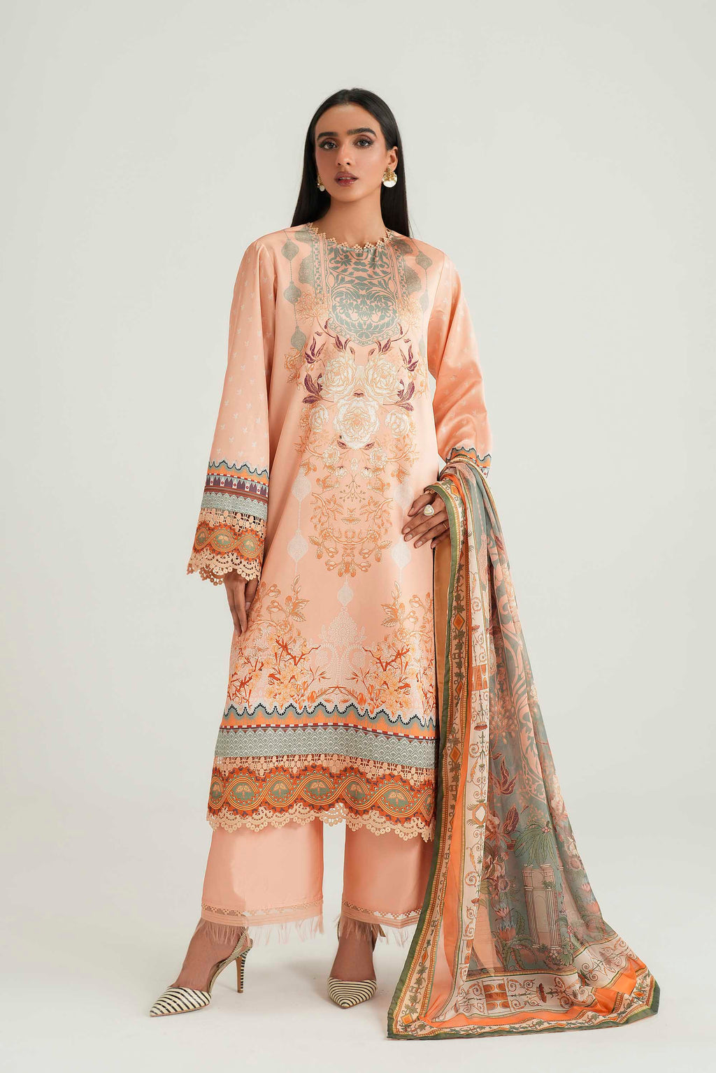 Cinder Embroidered Pakistani Dress