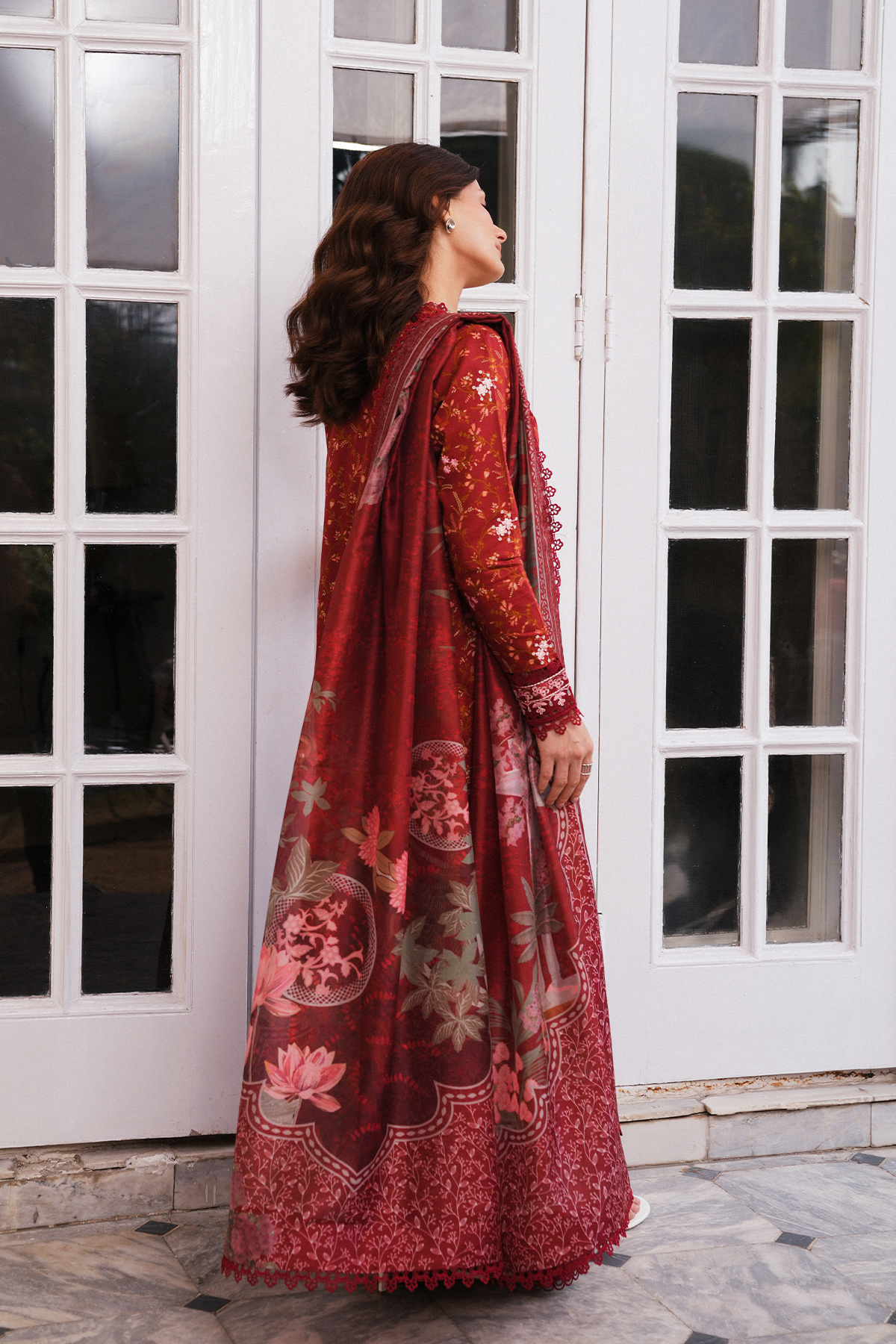 Elyndra Organza Pakistani Summer Dresses - Afrozeh - 2