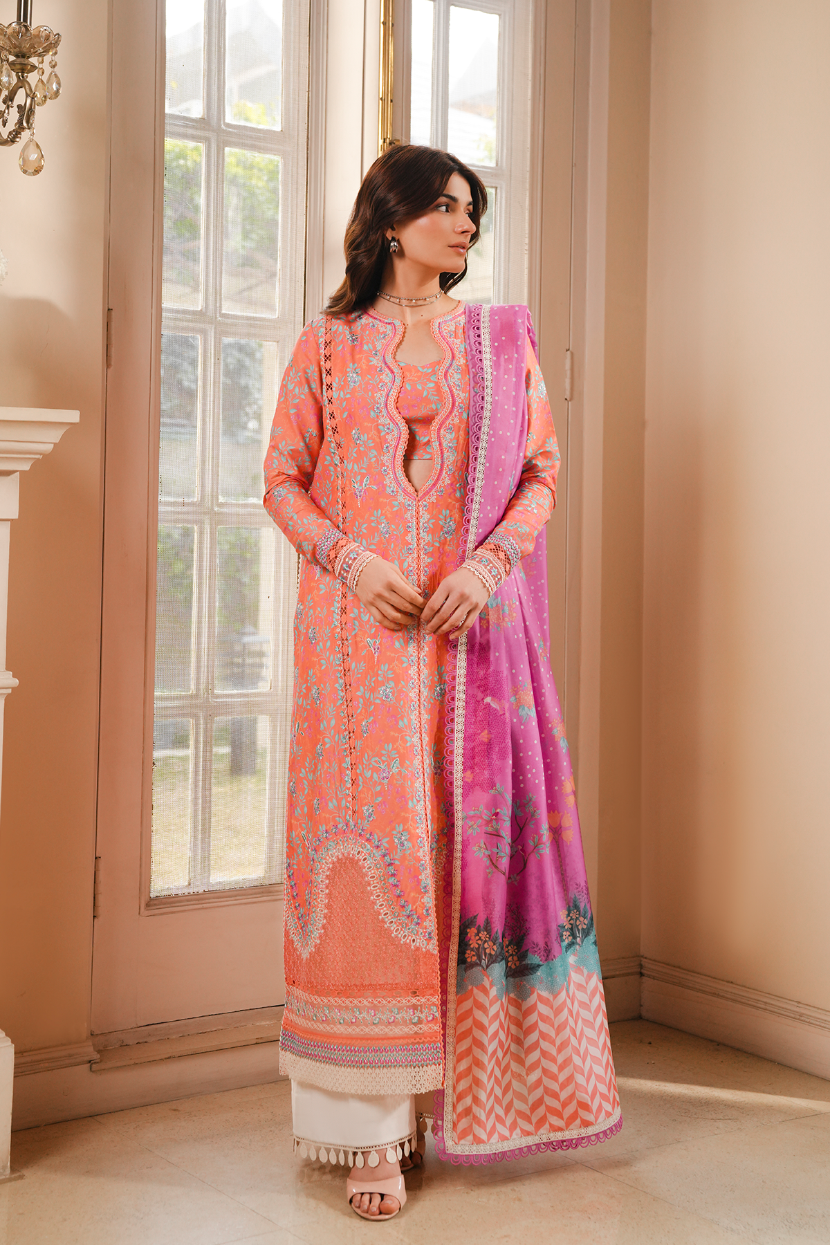 Nexa Organza Pakistani Summer Dresses - Afrozeh - 1