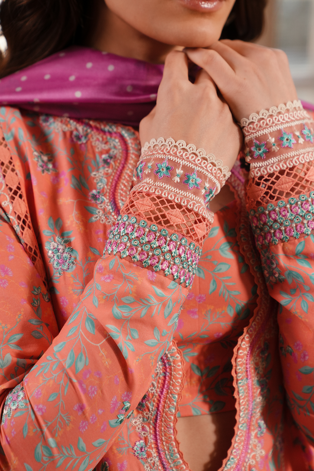 Nexa Organza Pakistani Summer Dresses - Afrozeh - 4
