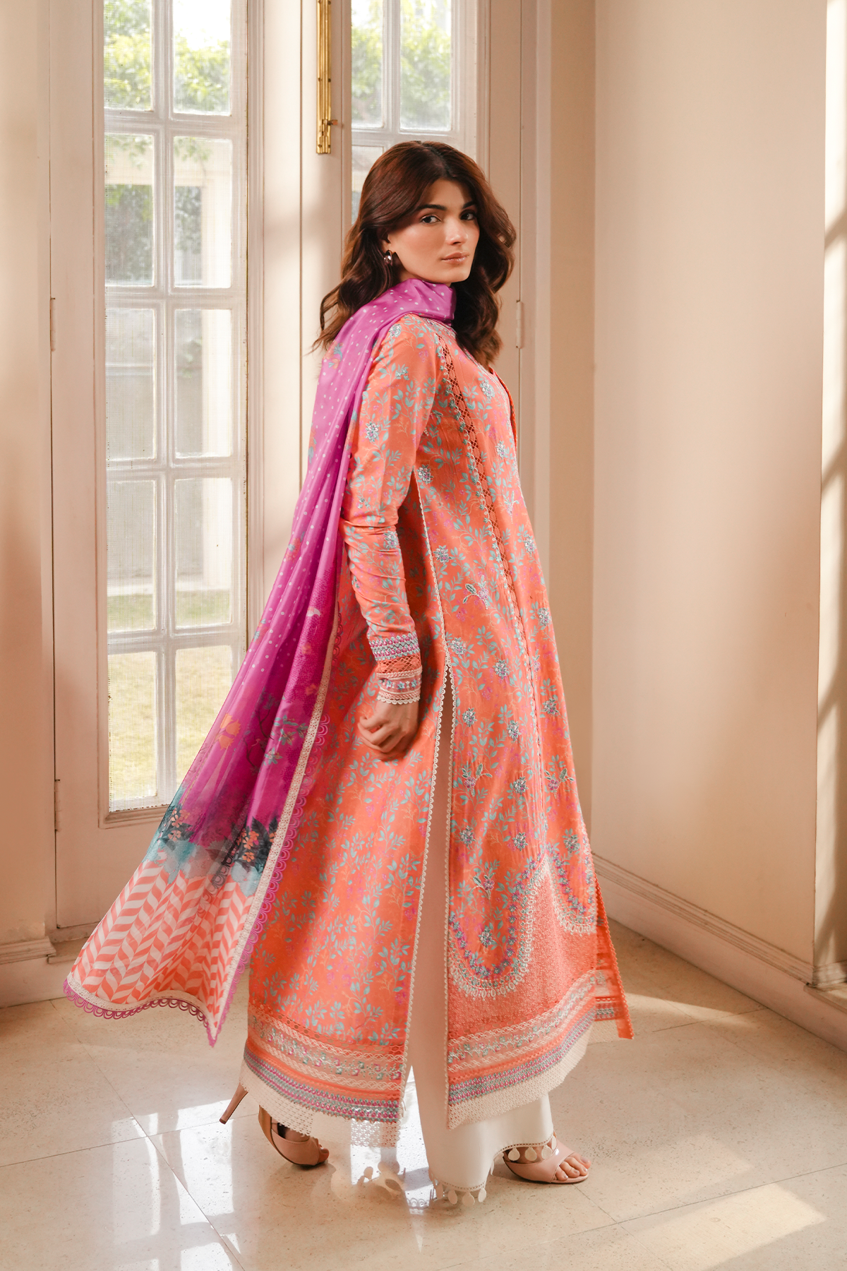 Nexa Organza Pakistani Summer Dresses - Afrozeh - 5