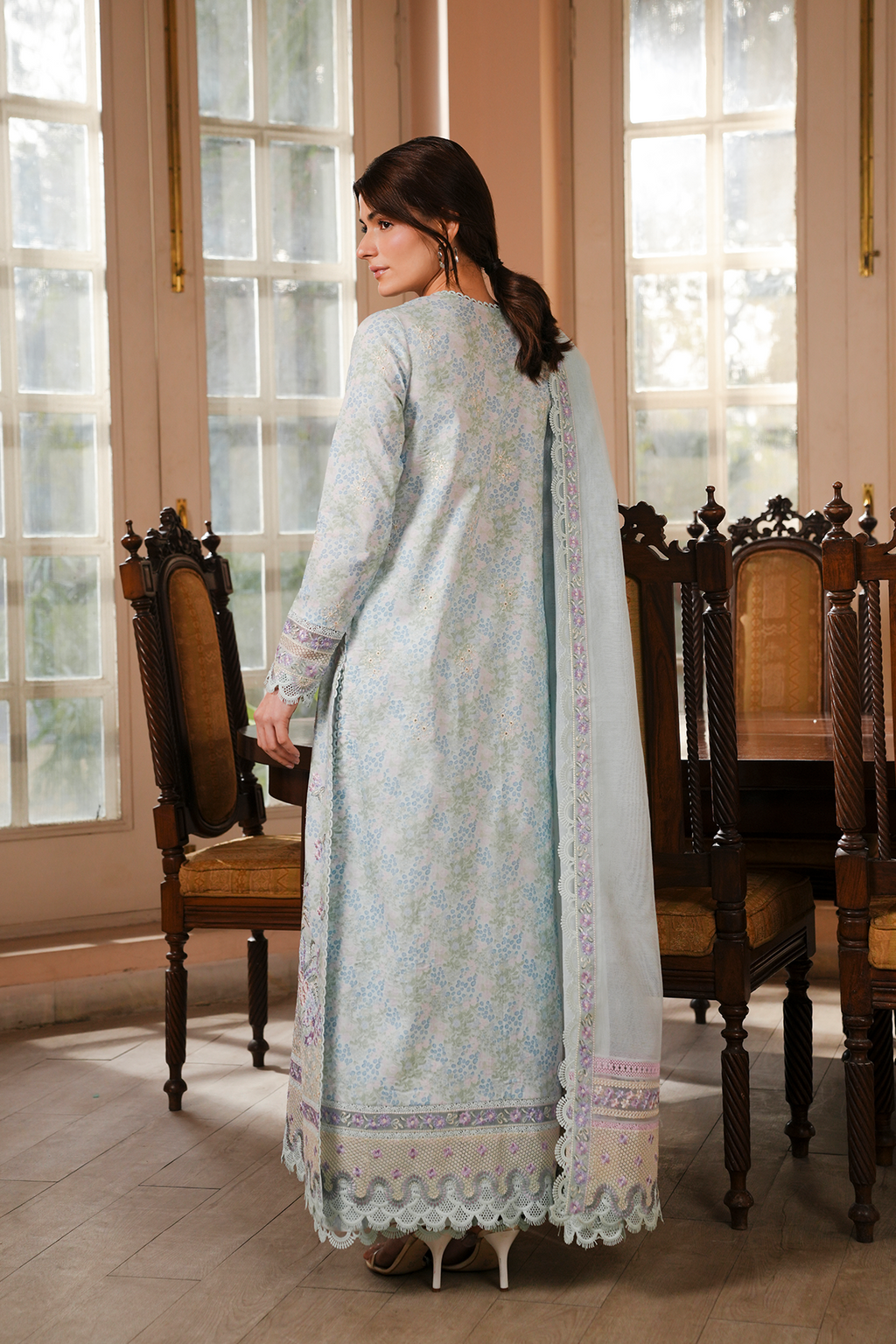 Fable Organza Pakistani Summer Dresses - Afrozeh - 2