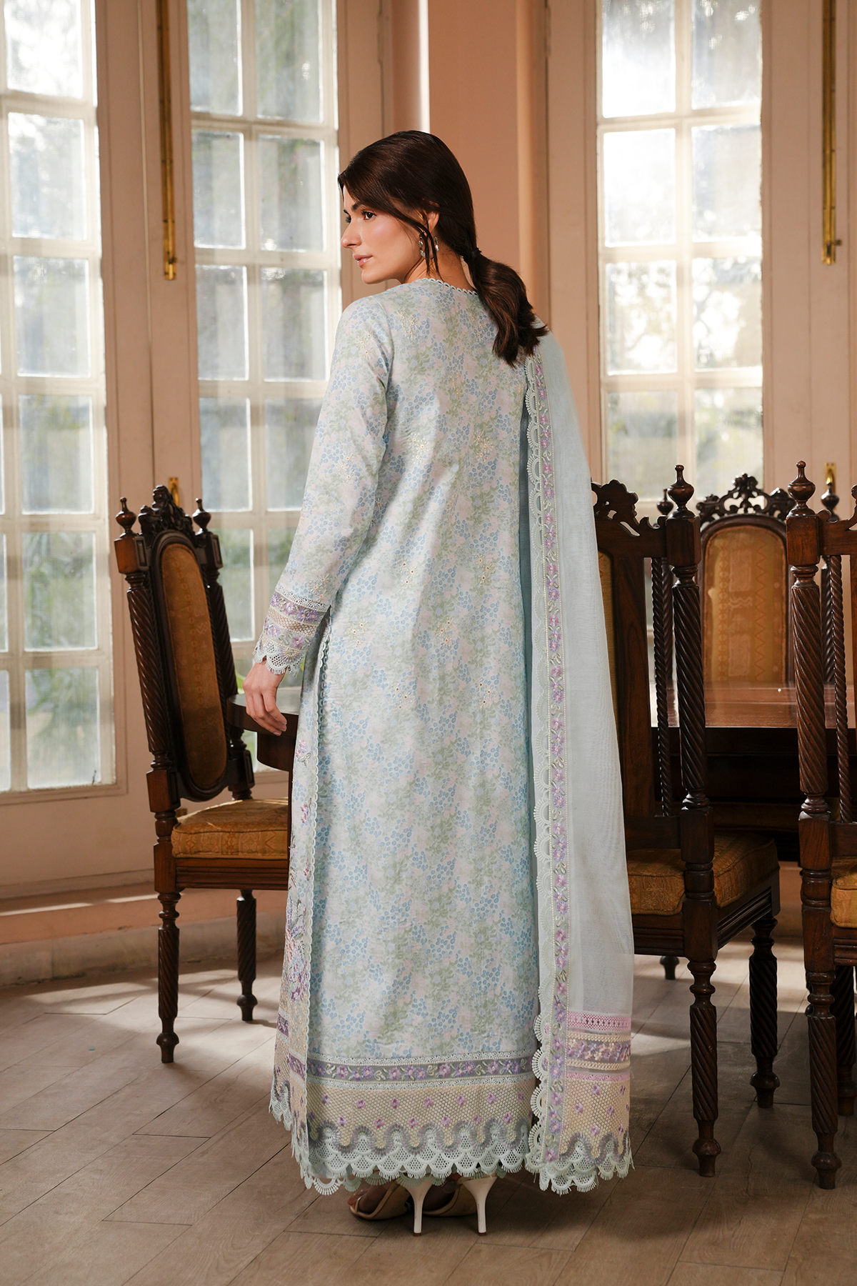 Fable Organza Pakistani Summer Dresses - Afrozeh - 2