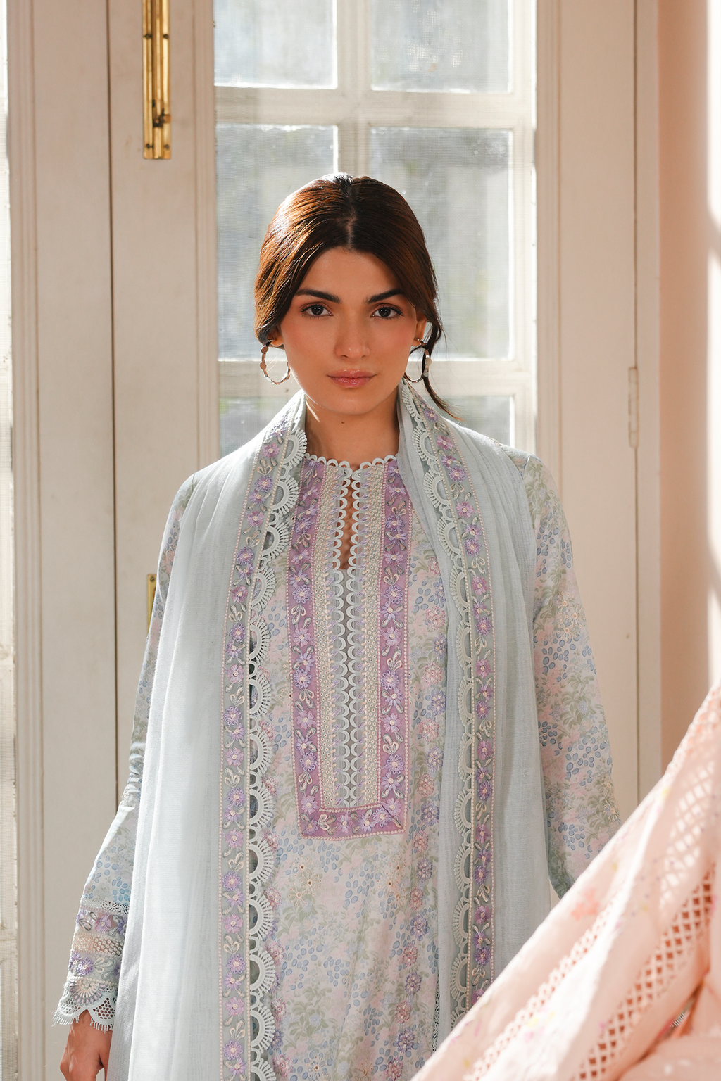 Fable Organza Pakistani Summer Dresses - Afrozeh - 3