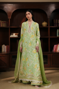 Ciel Organza Pakistani Summer Dresses - Afrozeh - 1