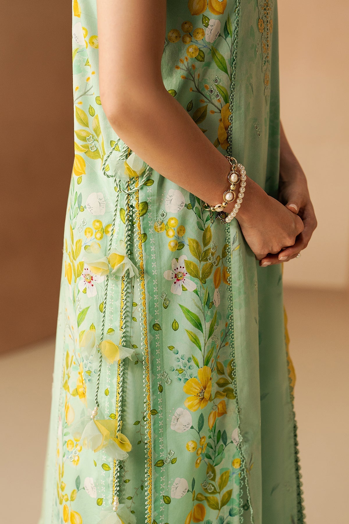 Lumina Premium Fabric Pakistani Summer Dresses - Afrozeh - 4