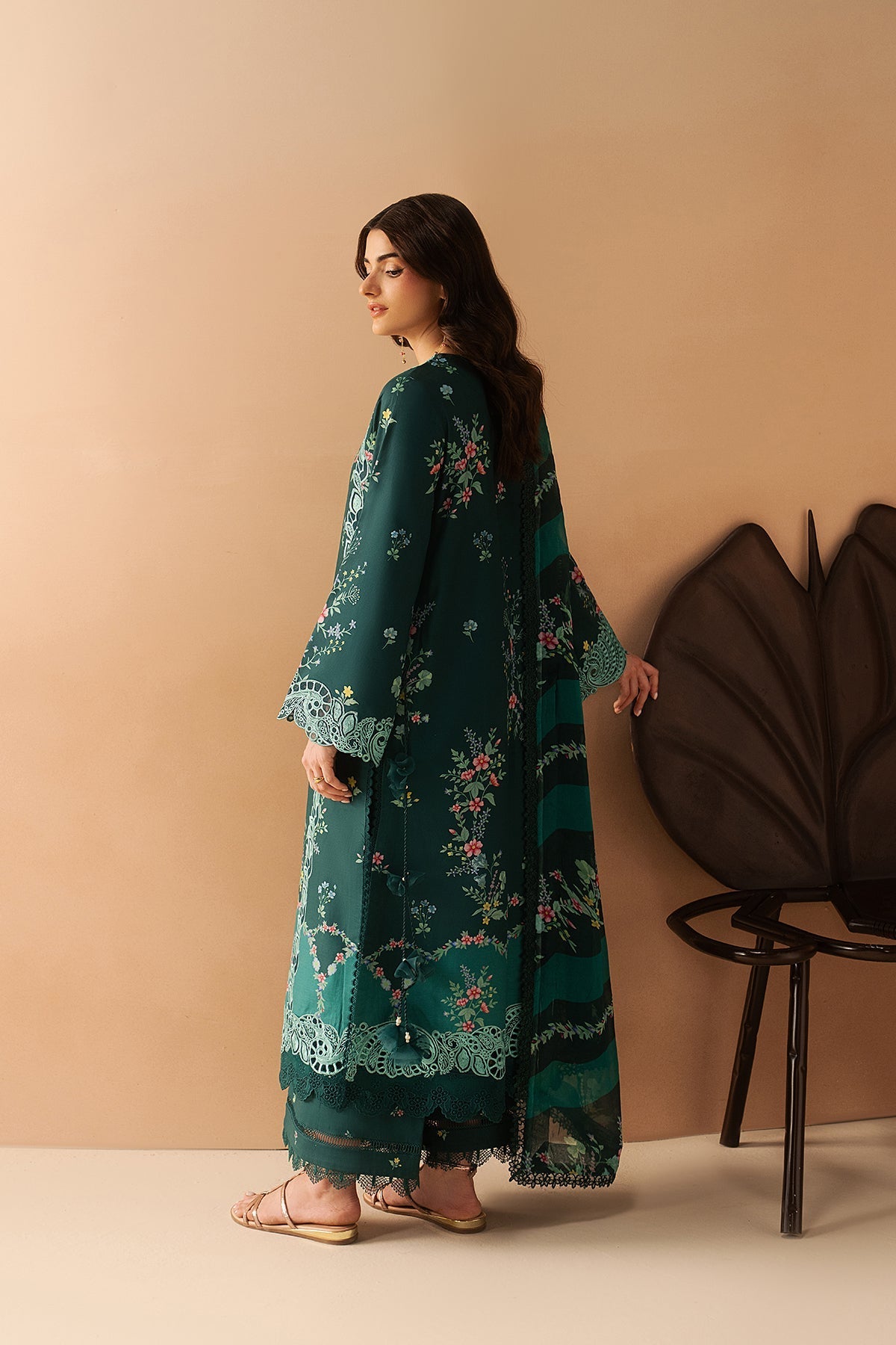 Halo Premium Fabric Pakistani Summer Dresses - Afrozeh - 3