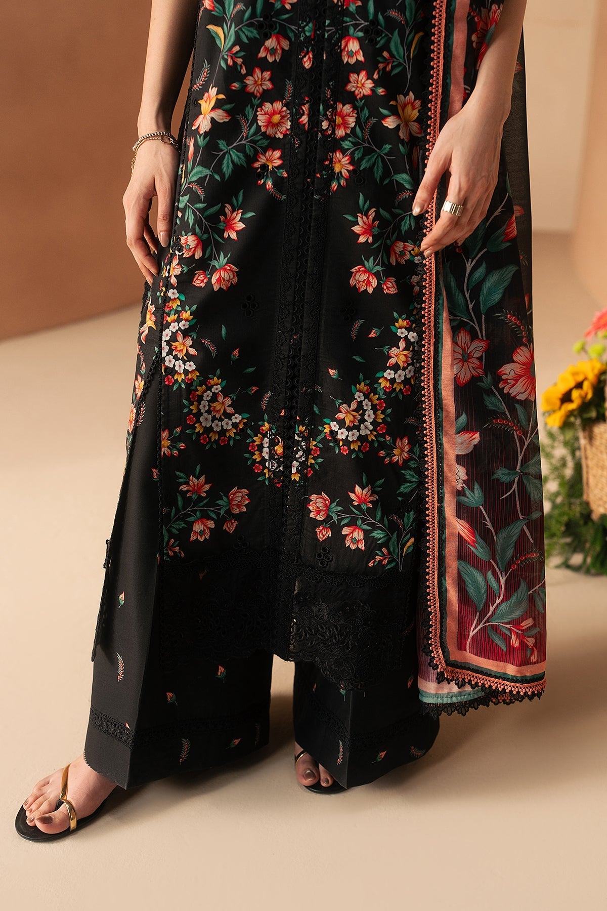 Nightlure Premium Fabric Pakistani Summer Dresses - Afrozeh - 5