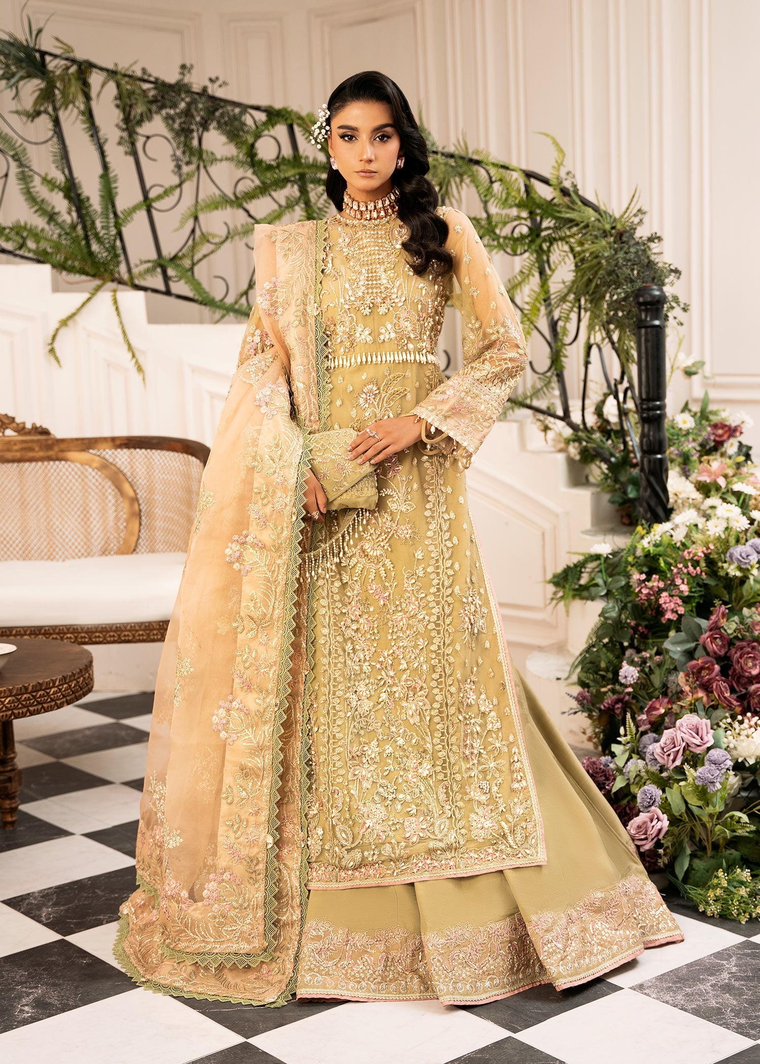BREWING-MATCHA Luxury Pakistani Fashion