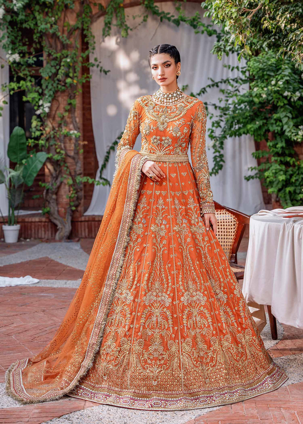 Mahjabeen Embroidered Pakistani Dress