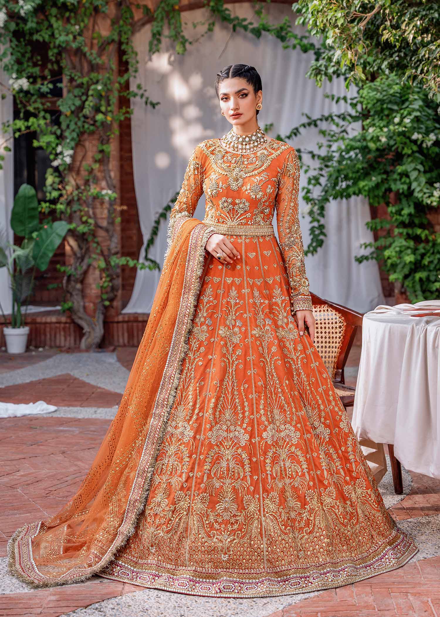 Mahjabeen Embroidered Pakistani Dress
