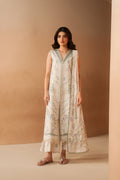 Luem Ivory Premium Fabric Pakistani Summer Dresses - Afrozeh - 1