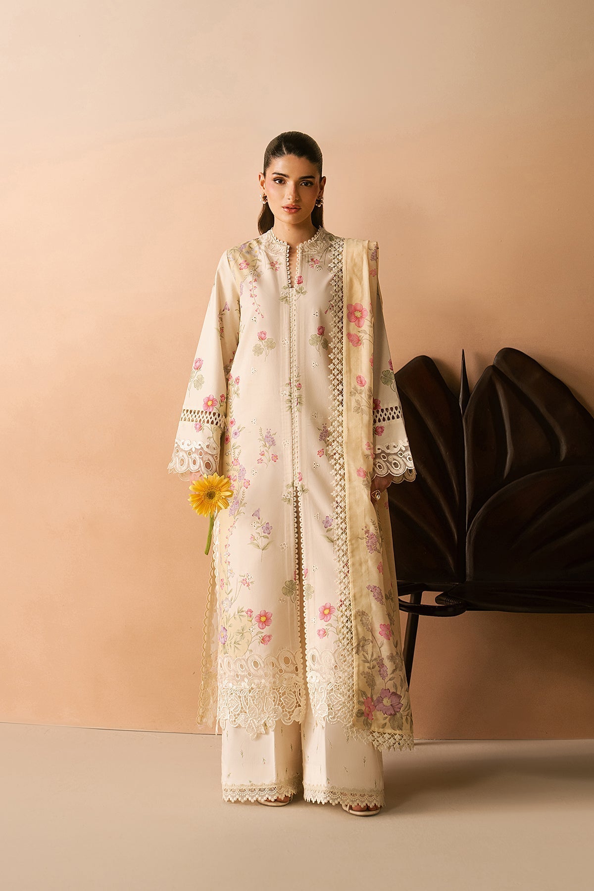 Lumiere Premium Fabric Pakistani Summer Dresses - Afrozeh - 1