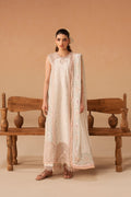 Sunnival Ivory Premium Fabric Pakistani Summer Dresses - Afrozeh - 1