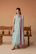 Sunlaced Plum Premium Fabric Pakistani Summer Dresses - Afrozeh - 1