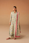 Sunlaced Green Premium Fabric Pakistani Summer Dresses - Afrozeh - 1