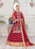 Carnelian Organza Pakistani Formal Dresses