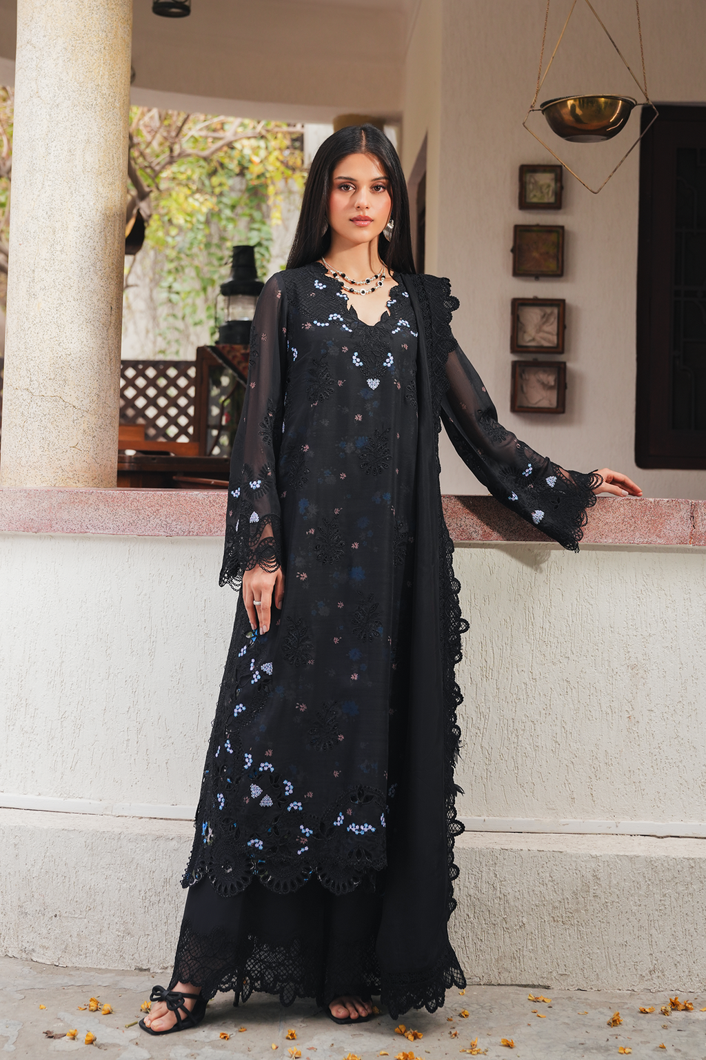 SOAN Silk Pakistani Summer Dresses - Afrozeh - 1