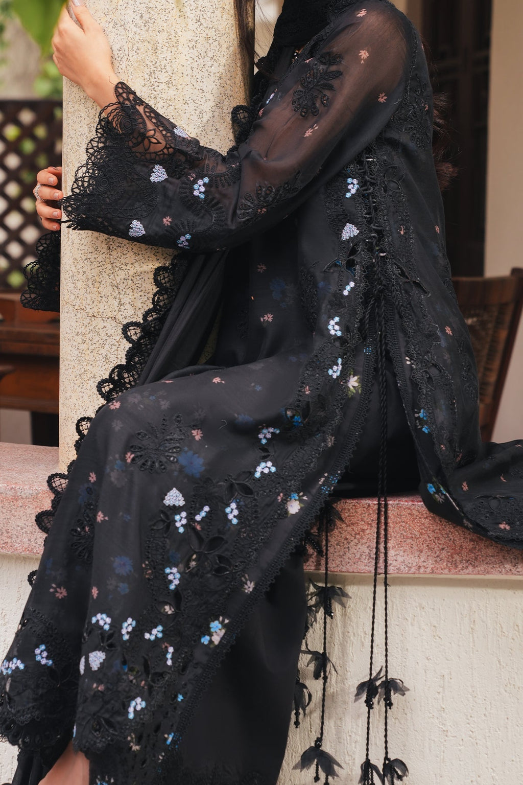 SOAN Silk Pakistani Summer Dresses - Afrozeh - 3
