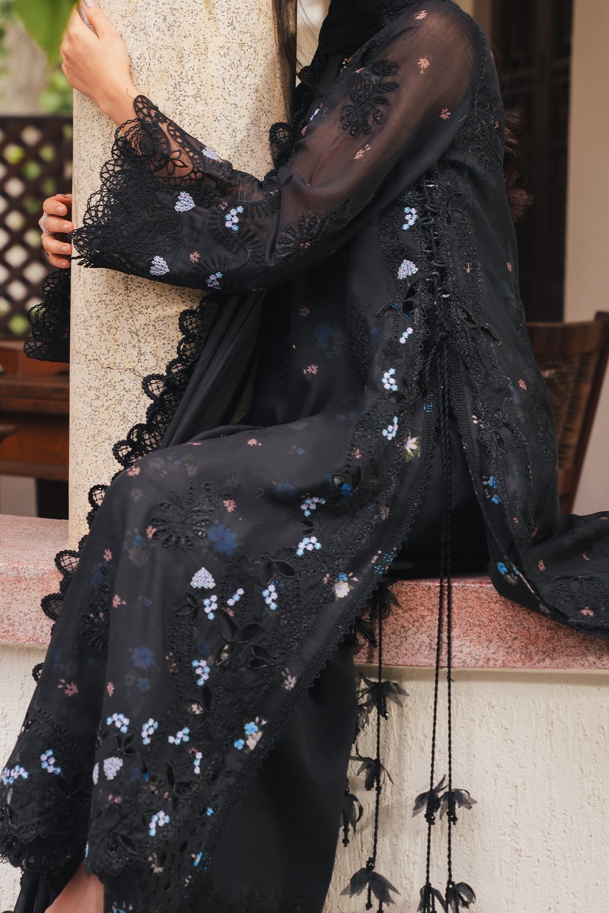 SOAN Silk Pakistani Summer Dresses - Afrozeh - 3