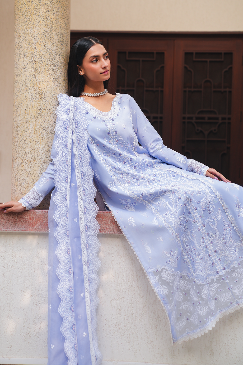 KHOYA Lawn Pakistani Summer Dresses - Afrozeh - 5