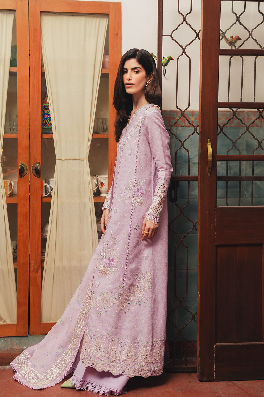 GUL MISRI Jacquard Pakistani Summer Dresses - Afrozeh - 5