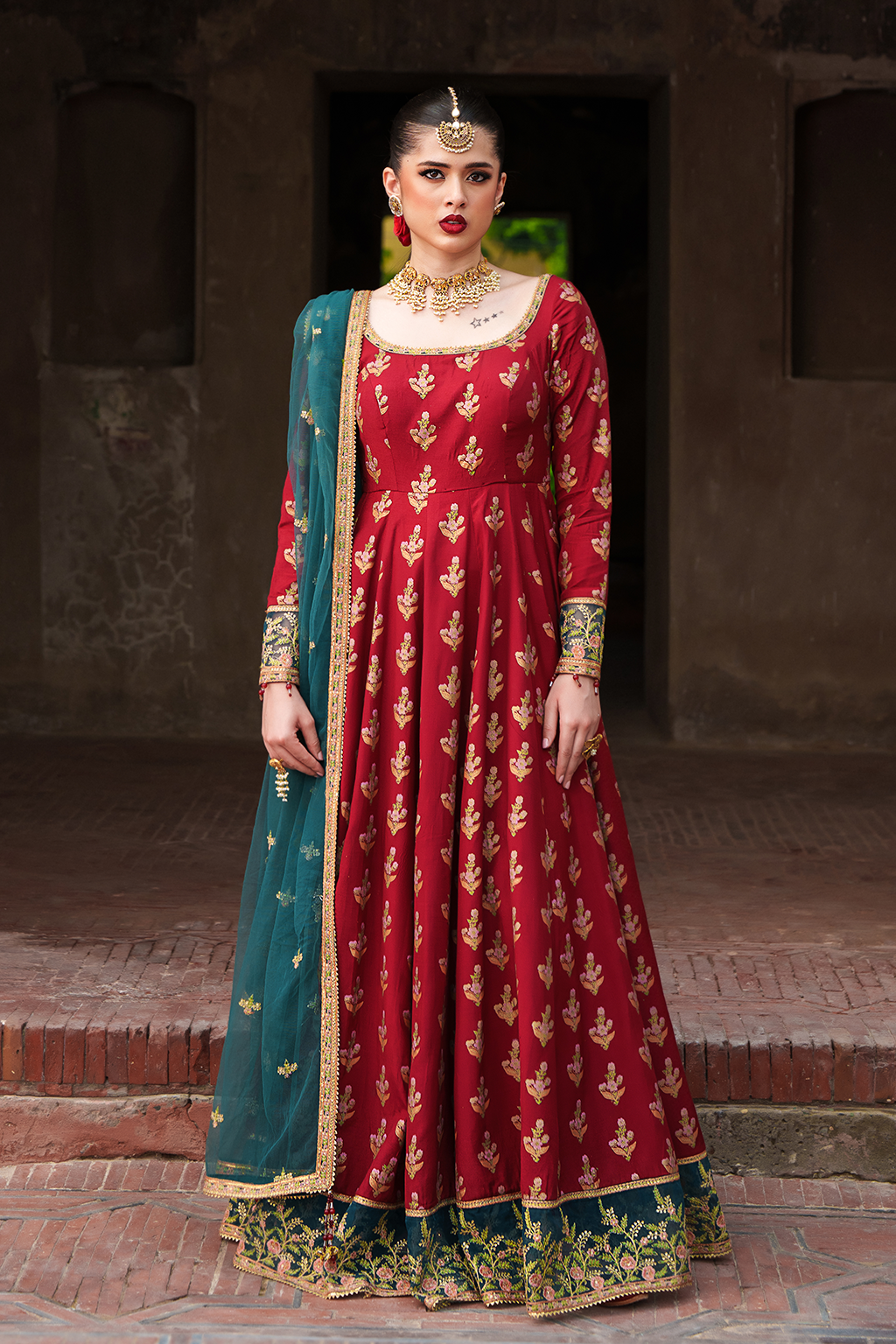 SCARLET Raw Silk Pakistani Casuals Dresses