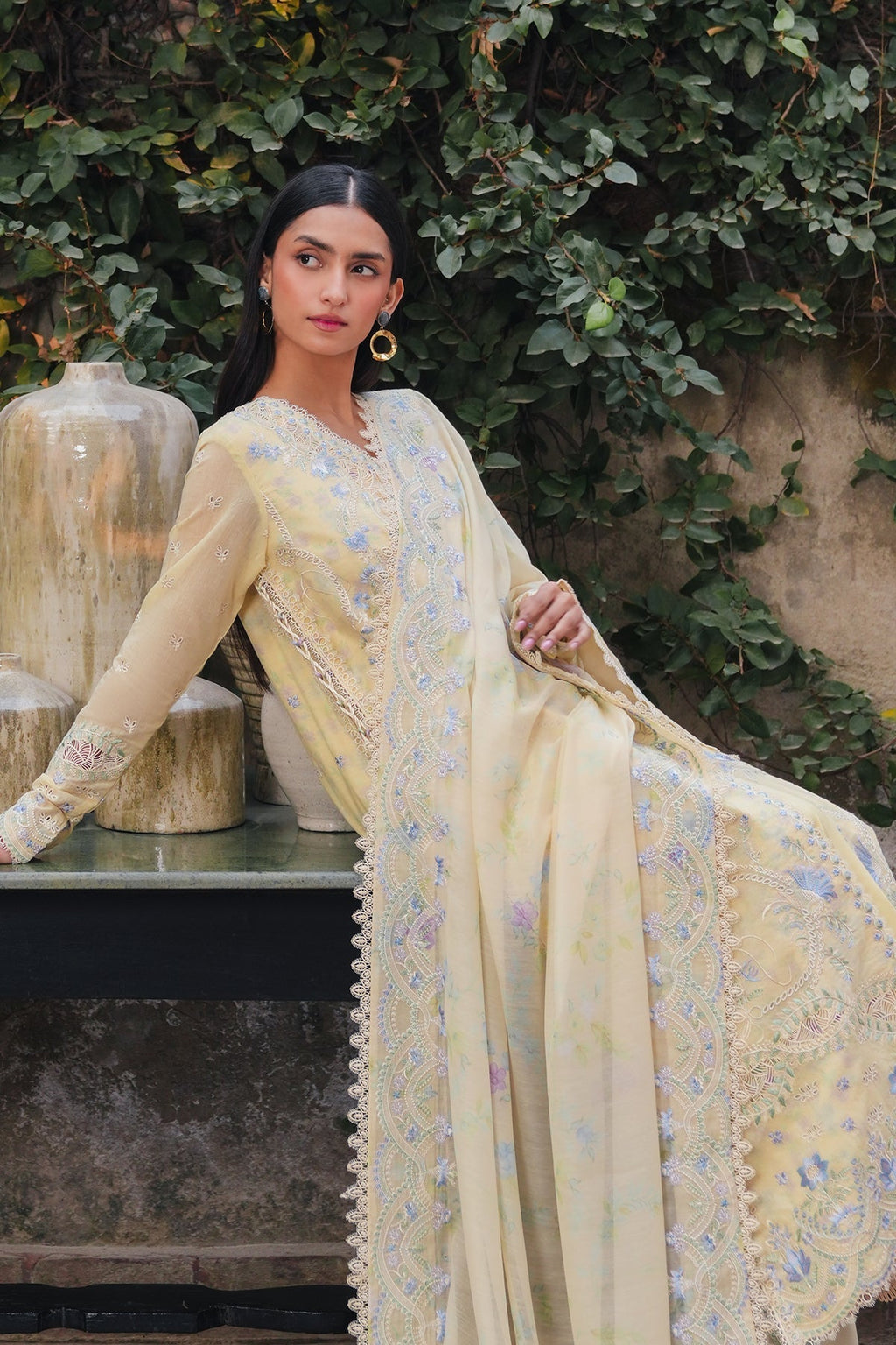 IMARTI Cotton Pakistani Summer Dresses - Afrozeh - 3
