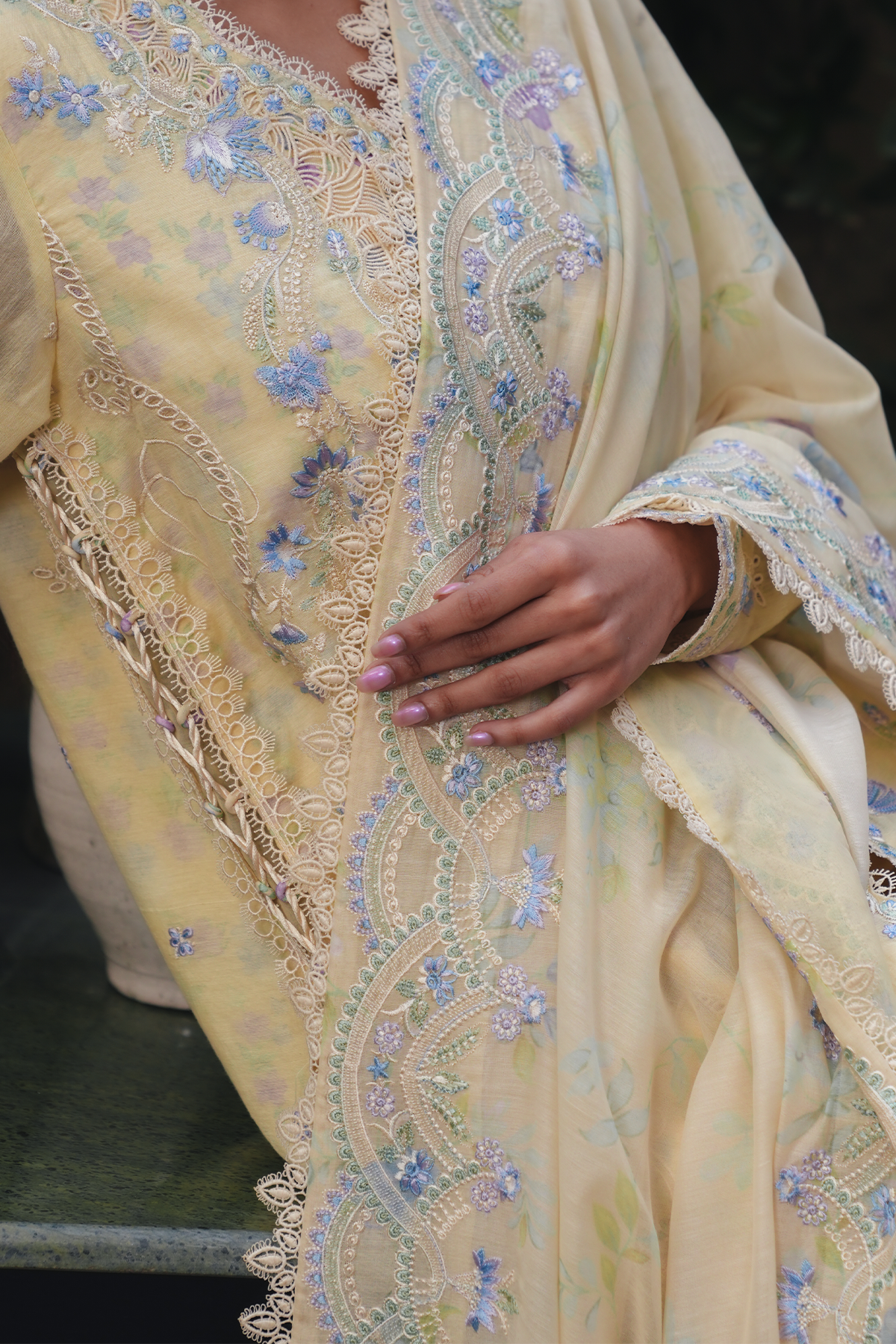IMARTI Cotton Pakistani Summer Dresses - Afrozeh - 4