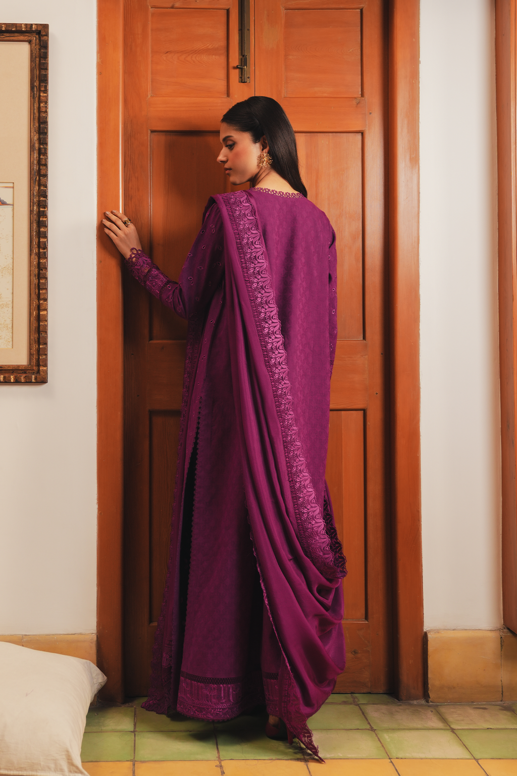 JAMUN Jacquard Pakistani Summer Dresses - Afrozeh - 2