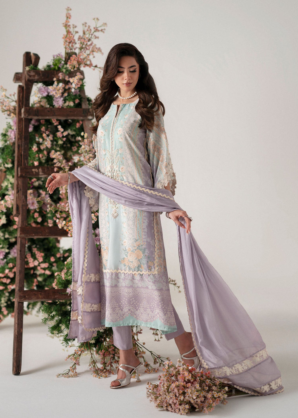 Roselle Embroidered Pakistani Dress