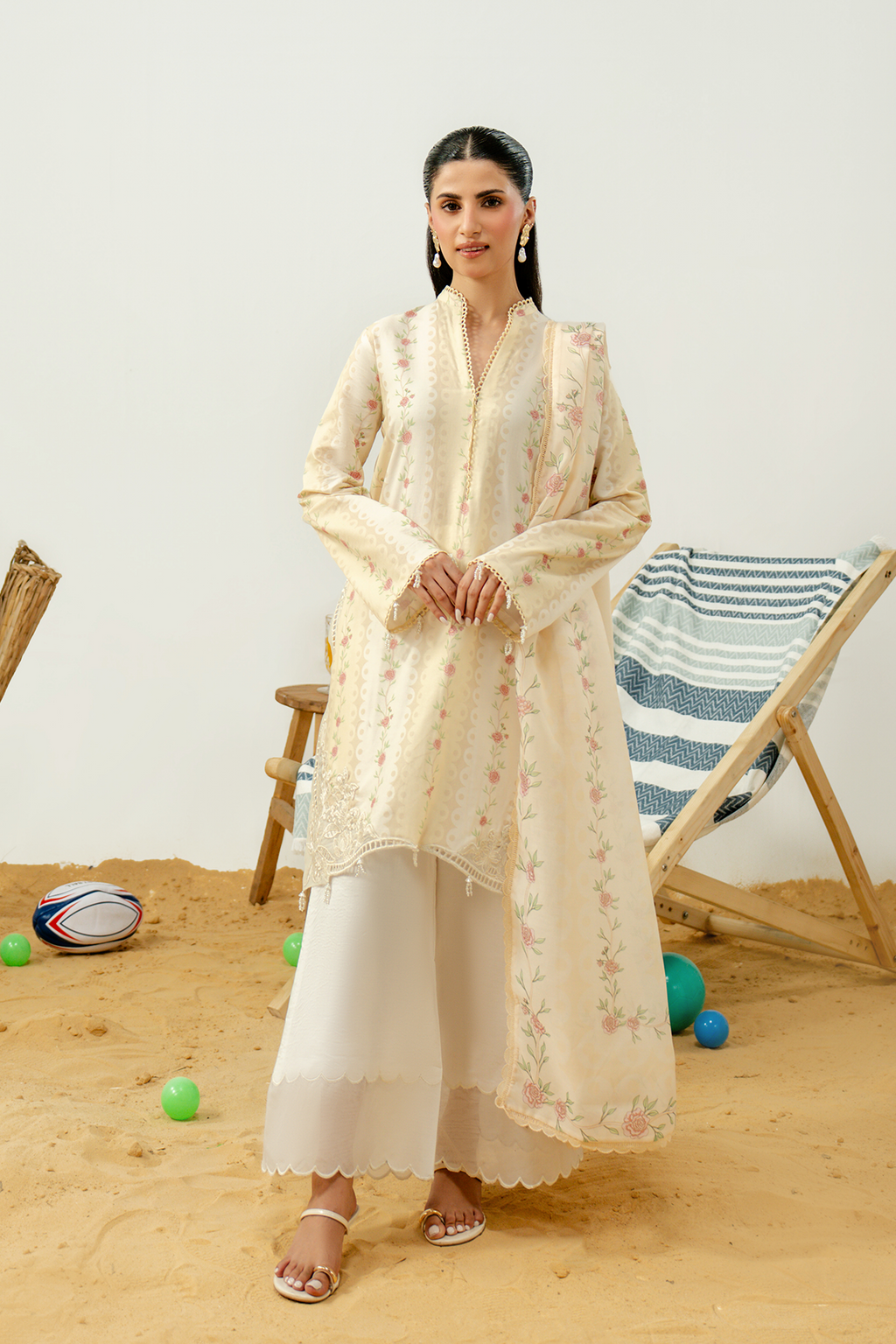 Lunelle Embroidered Pakistani Dress