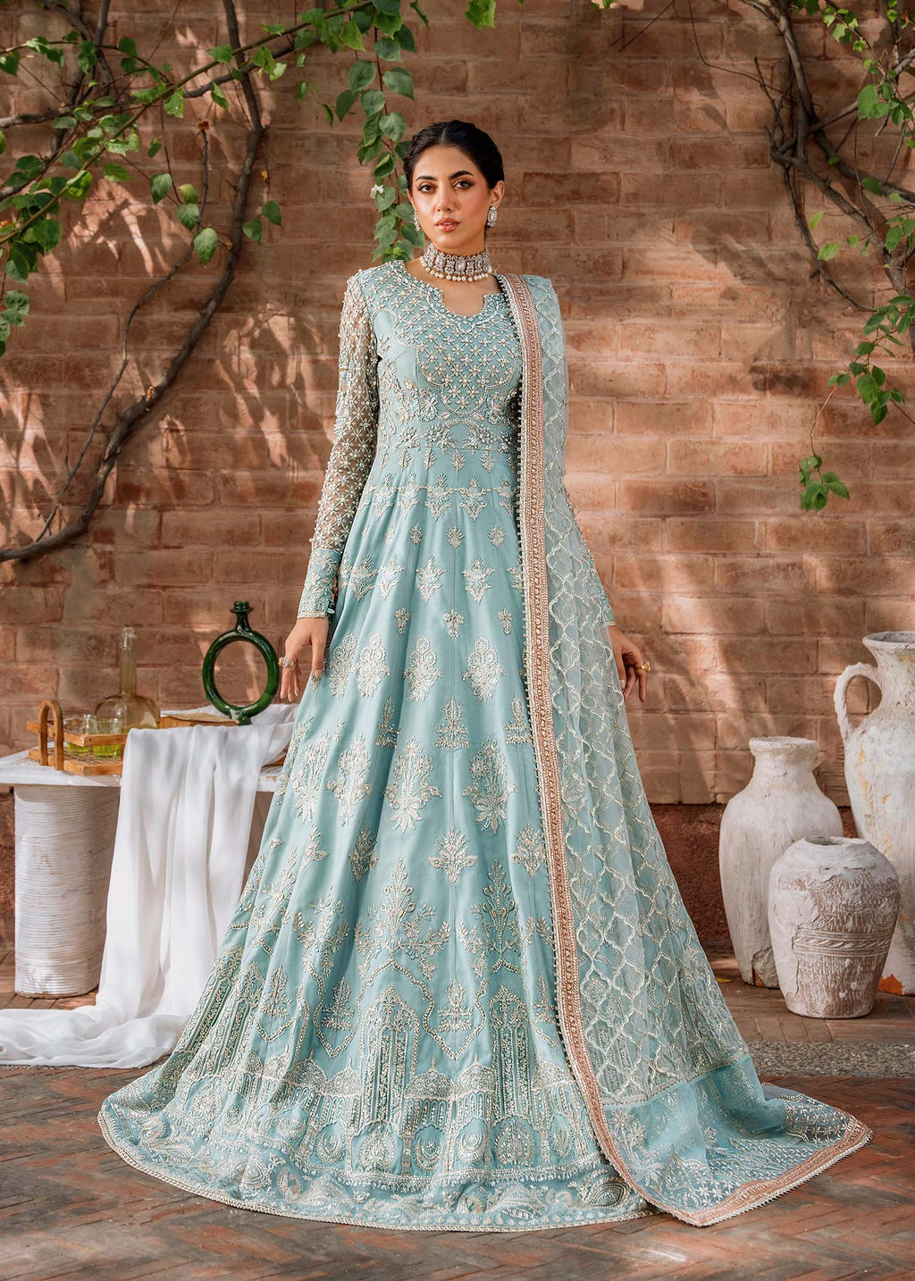 Jabeen Embroidered Pakistani Dress