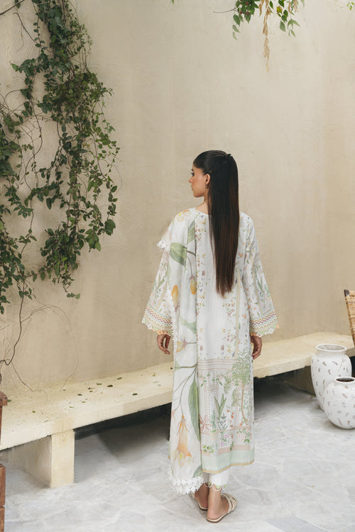 ARIA (AF-10) Jacquard Pakistani Summer Dresses - aabyaan - 2