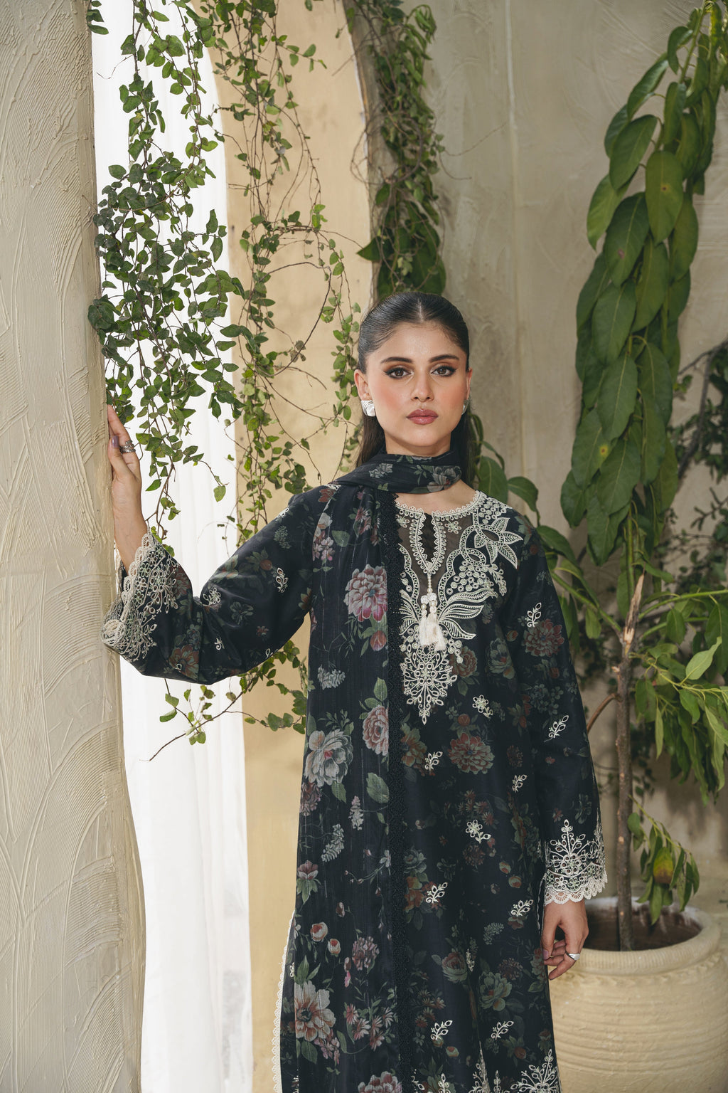 ELARA (AF-01) Jacquard Pakistani Summer Dresses - aabyaan - 5