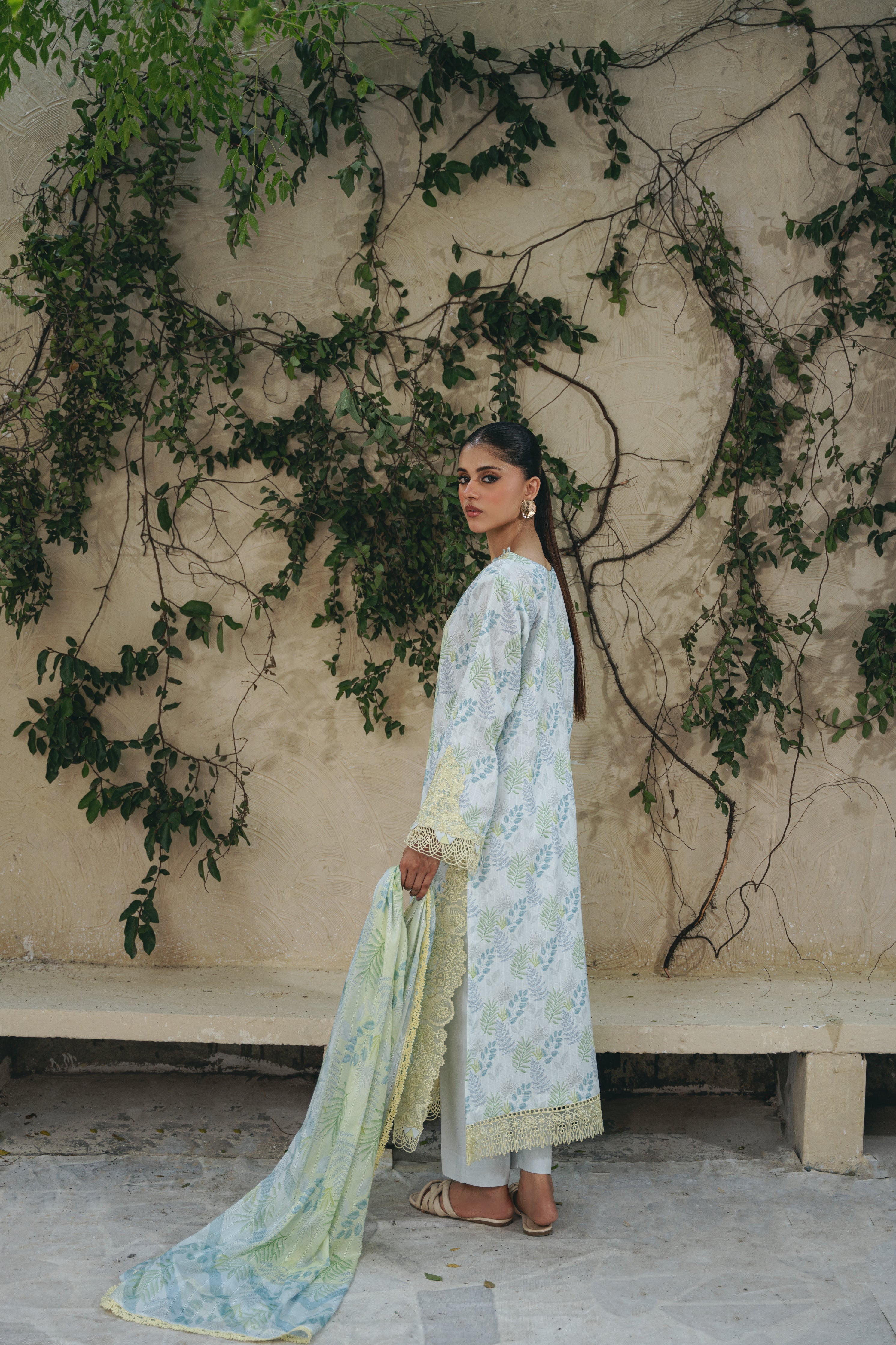 MAYA (AF-08) Jacquard Pakistani Summer Dresses - aabyaan - 2