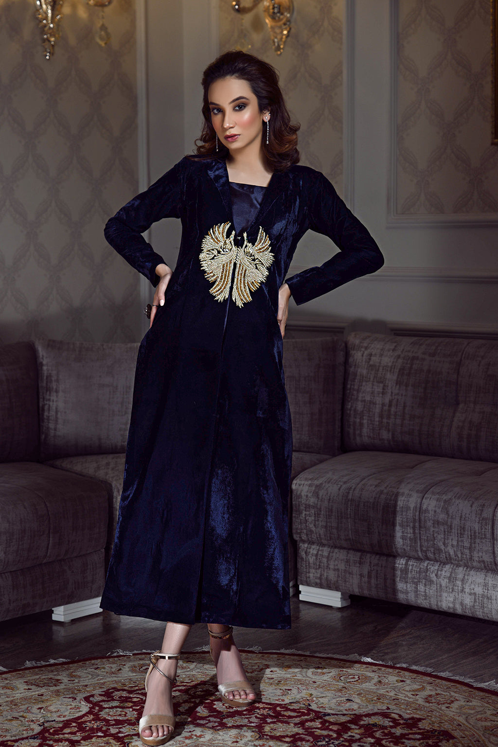 Ashina Embroidered Pakistani Dress