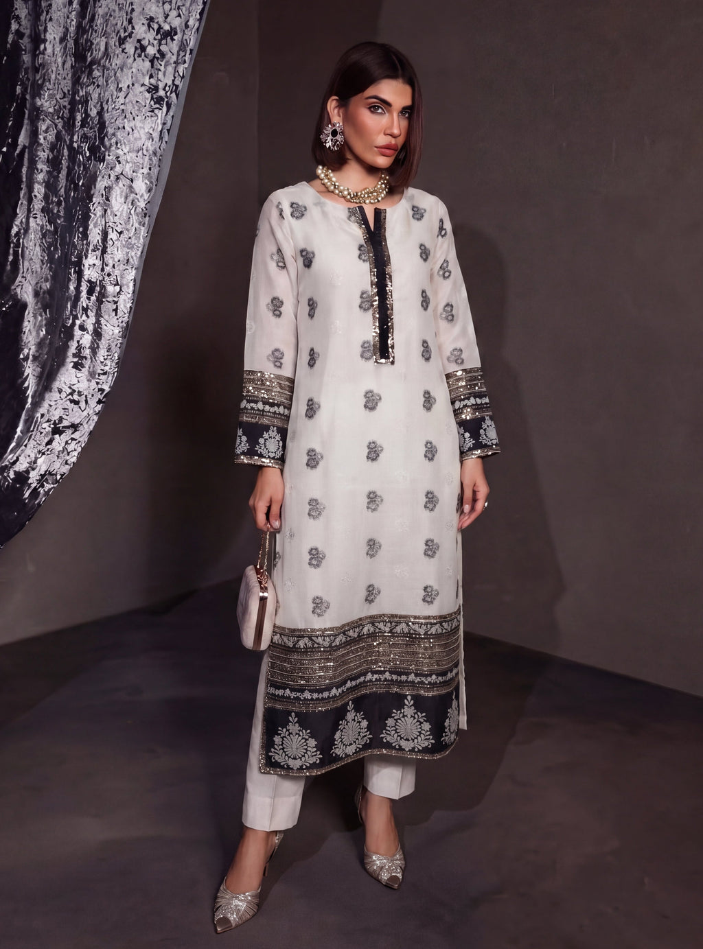 Dur-e-Shahwar Premium Fabric Pakistani Summer Dresses - Sahiba-clothing - 1