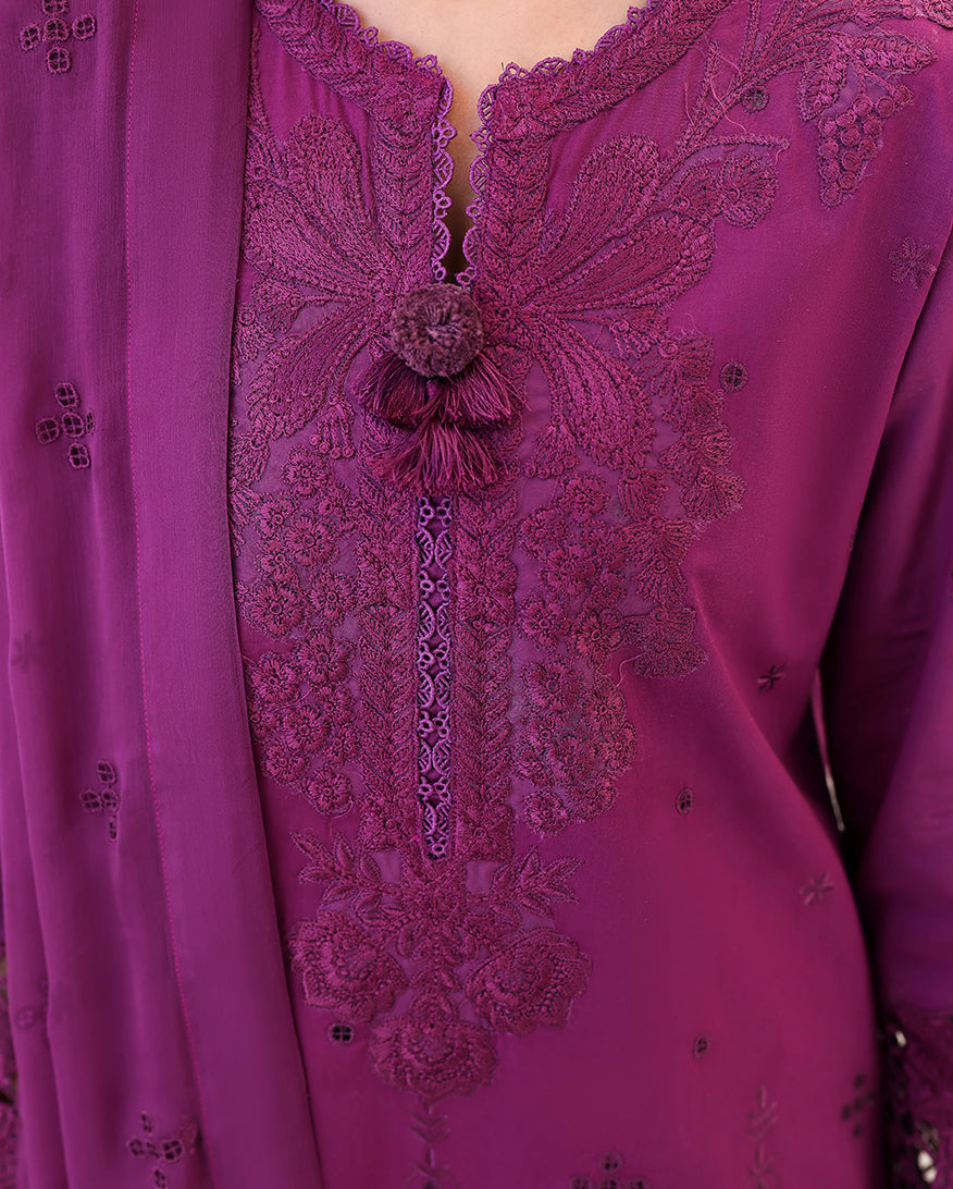 Elan Bloom Organza Women Clothing - Roheenaz - 4