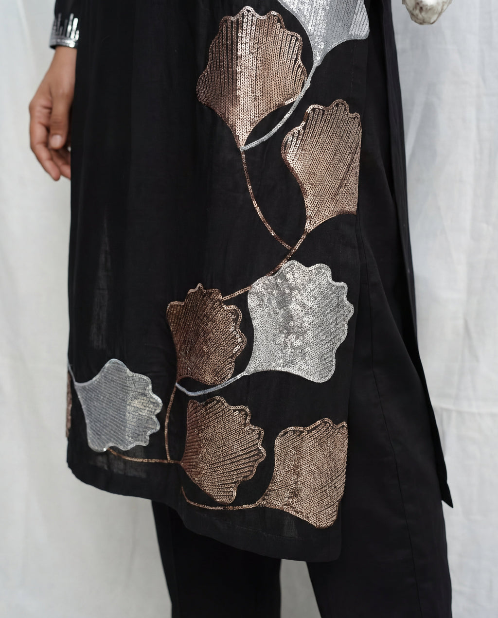 Elegant Black Premium Fabric Pakistani Summer Dresses - Sahiba-clothing - 5