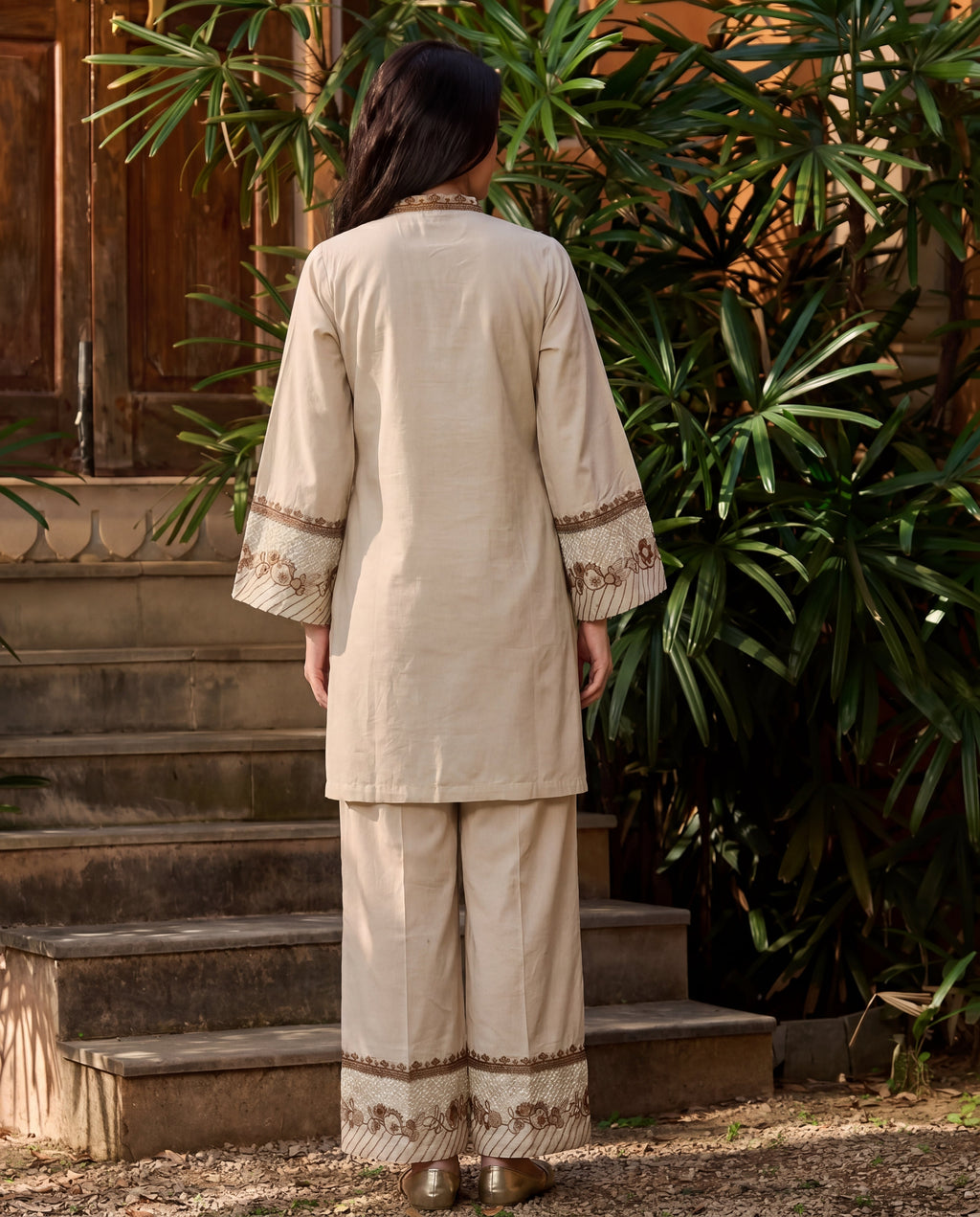 Evening Rose Premium Fabric Pakistani Summer Dresses - Sahiba-clothing - 4